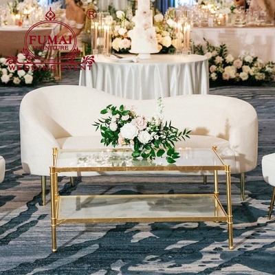 Bridal 2 Seater Couple Royal Wedding Recliner Loveseat Sofa