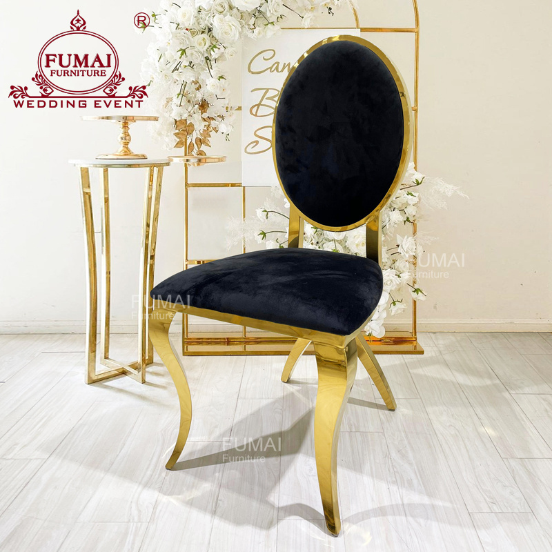 Wholesale party back round leather weeding chair weeding modern hotel chair