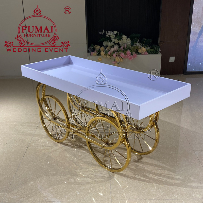 Party Decor Wedding Decoration Idea Cake Candy Cart With Wheel