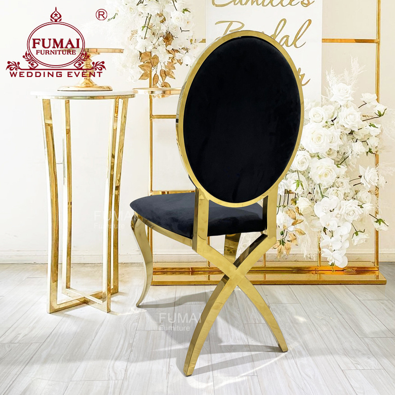 Wholesale party back round leather weeding chair weeding modern hotel chair