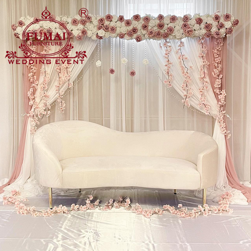 Bridal 2 Seater Couple Royal Wedding Recliner Loveseat Sofa