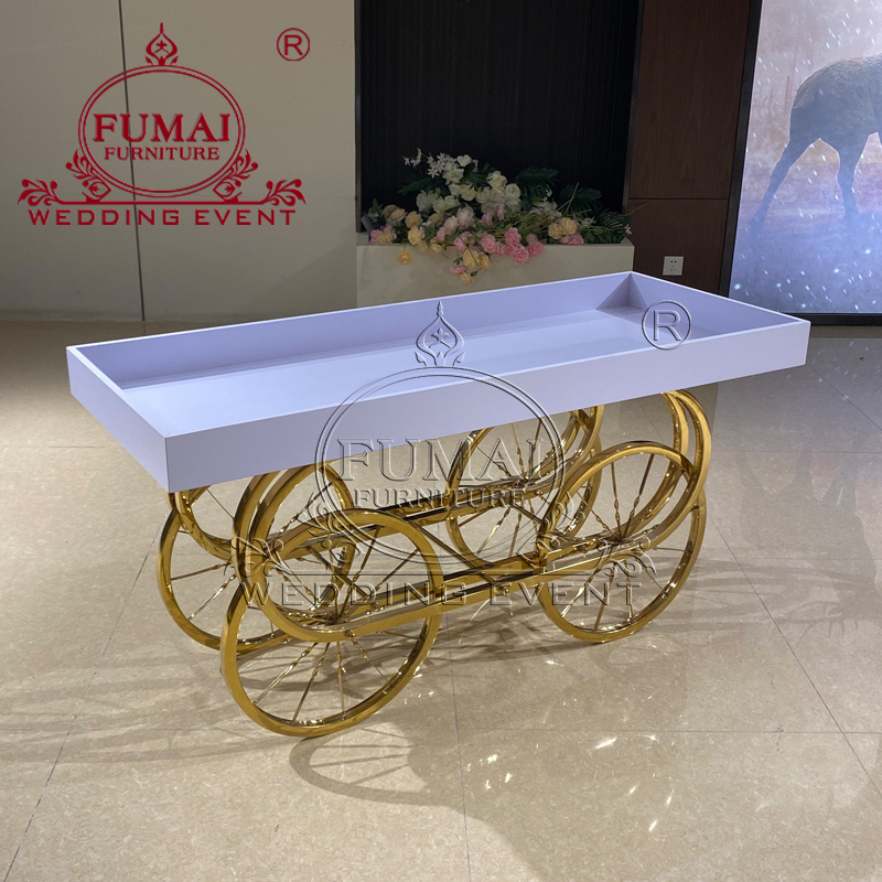 Party Decor Wedding Decoration Idea Cake Candy Cart With Wheel