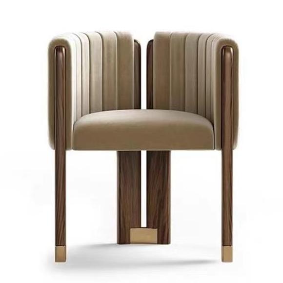 Selling Luxury High Quality Nordic dining chairs luxury style cheap event living room restaurant beige dining chair