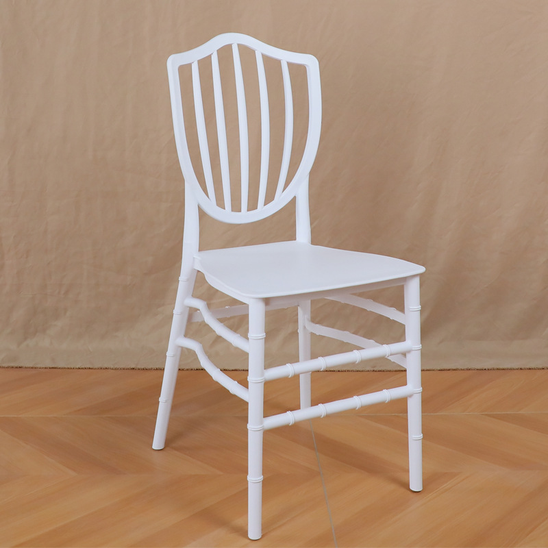 Stackable furniture Nordic White PP Plastic Kitchen Living Room Hotel wedding Chiavari wedding chairs