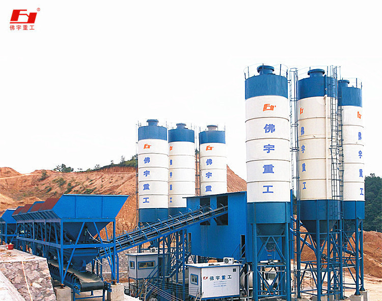 HZS120 High efficiency good quality ready mix concrete plant manufacturer aggregate batching machine for concrete mixing plant