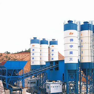 HZS120 High efficiency good quality ready mix concrete plant manufacturer aggregate batching machine for concrete mixing plant