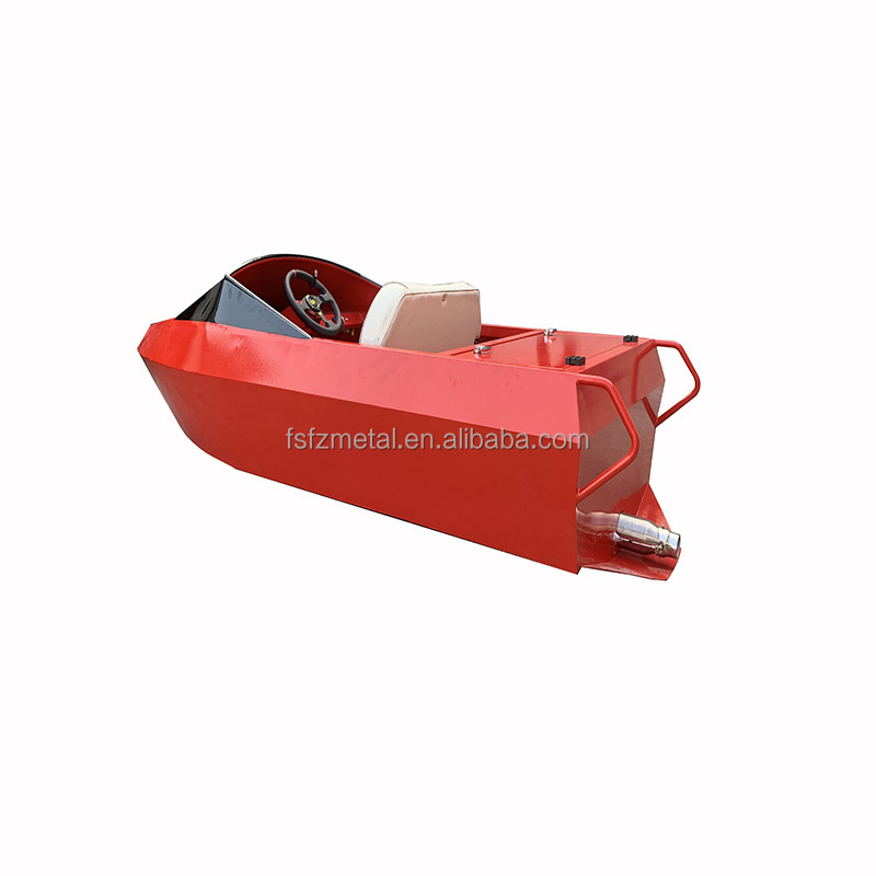 KMB Fashion new design aluminum river raft boat person small jet patrol speed boats for sale