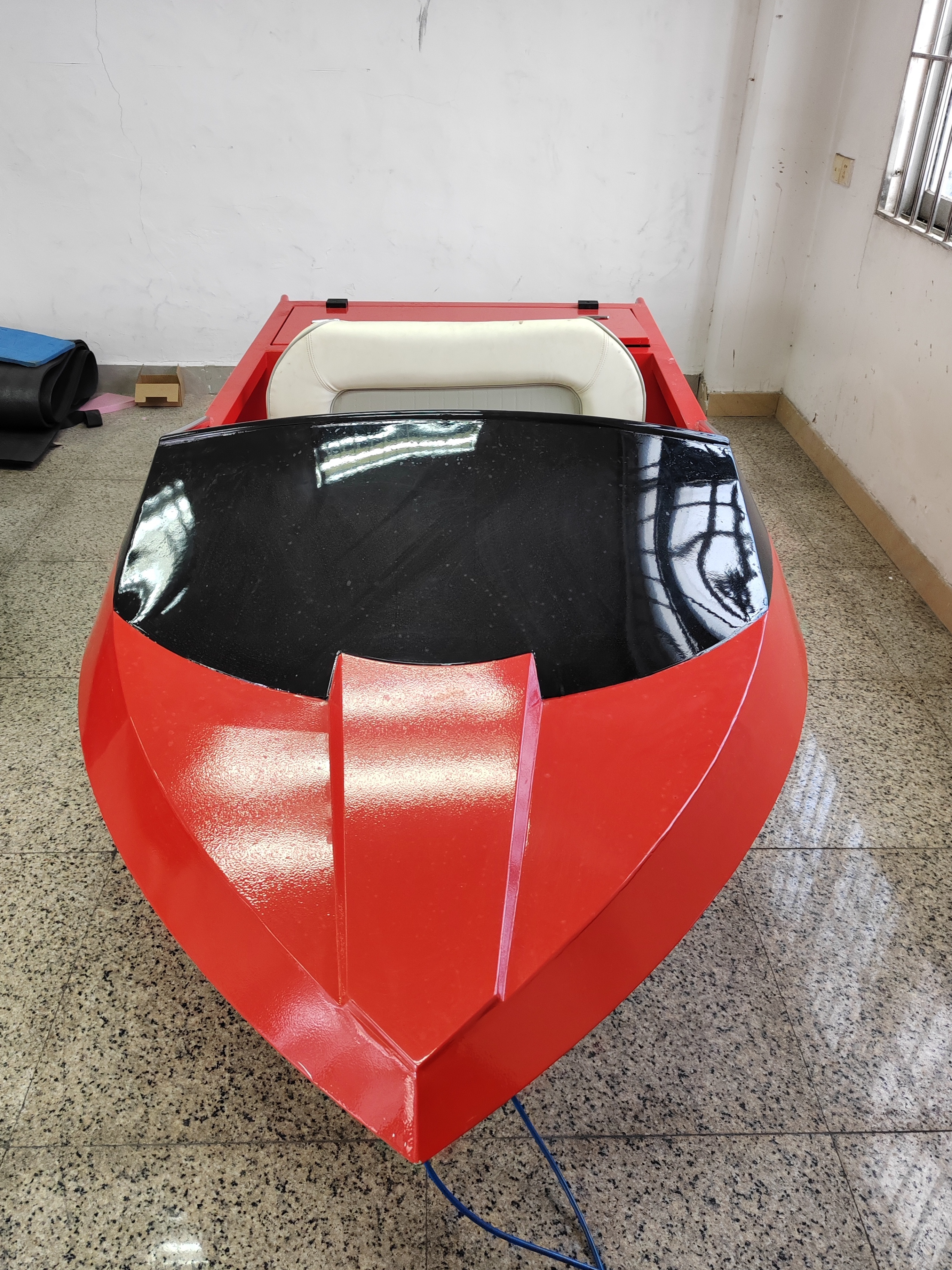 KMB New Design High Speed Aluminum water Electric mini jet boat high speed aluminum water jet