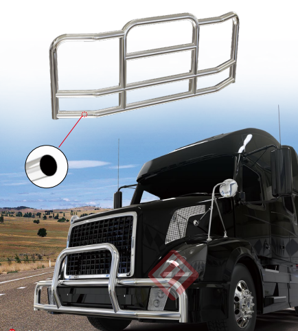 304 Front Truck Bull Bar For Volvo Vnl Freightliner Cascadia