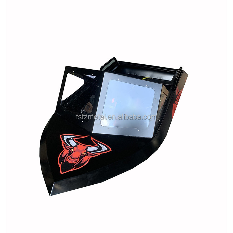 KMB High Quality 2 person high speed aluminum boat landing inboard jet engine aluminum work boat