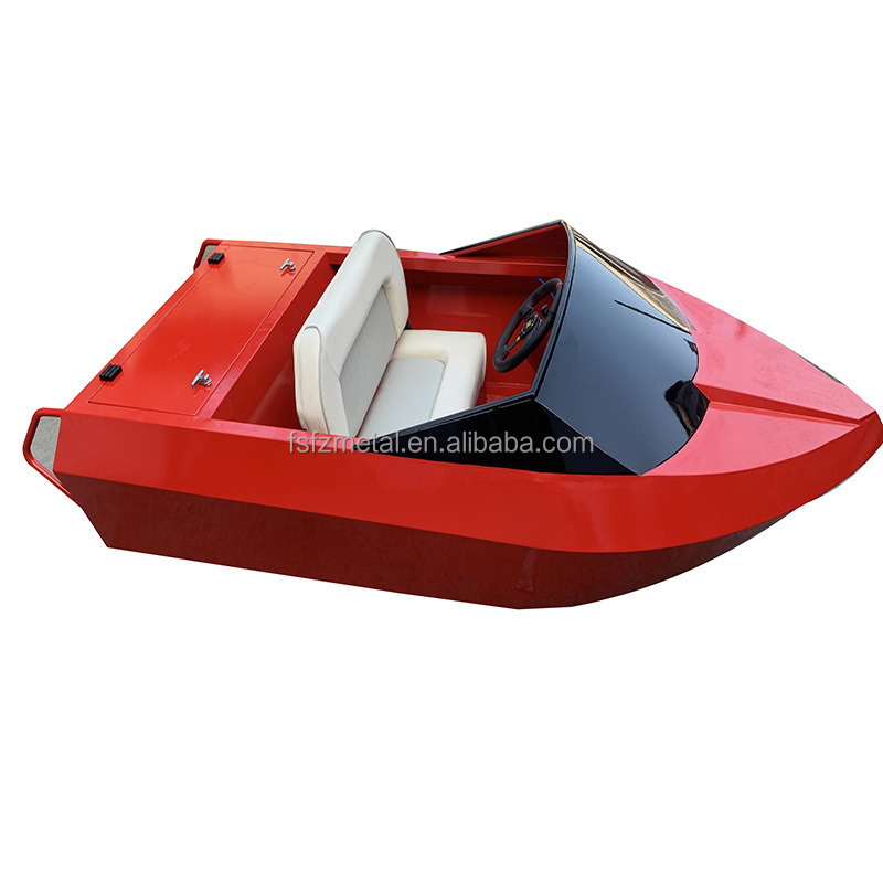 KMB Fashion new design aluminum river raft boat person small jet patrol speed boats for sale