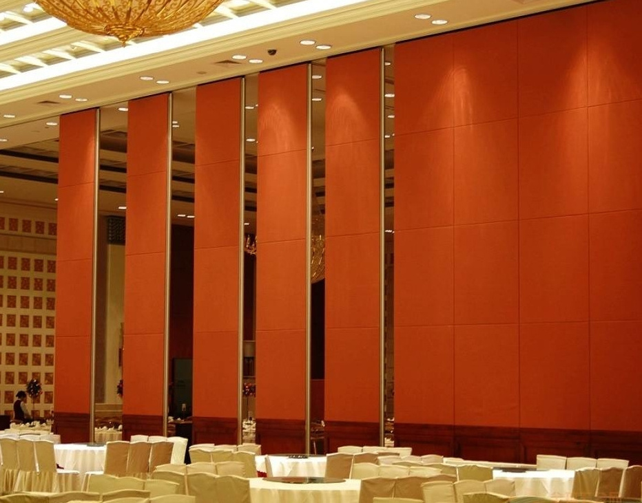 Meeting room soundproof movable doors classroom operable partition wall accordion partition door