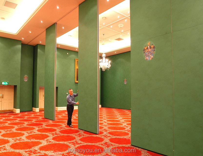 Hotel Movable Partition Temporary Walls Folding Partition Room Divider Hotel Banquet Hall Movable Operable Partition Wall