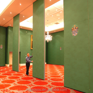 Hotel Movable Partition Temporary Walls Folding Partition Room Divider Hotel Banquet Hall Movable Operable Partition Wall