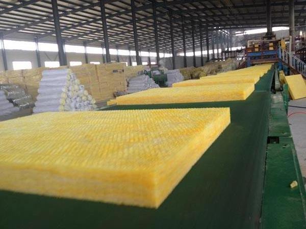 50mm Heat sound insulation Glass wool high density fiberglass board cheap glass wool with aluminium foil