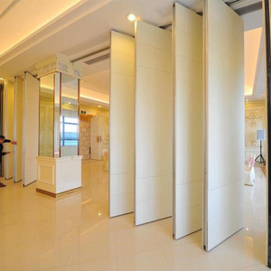 Meeting room soundproof movable doors classroom operable partition wall accordion partition door