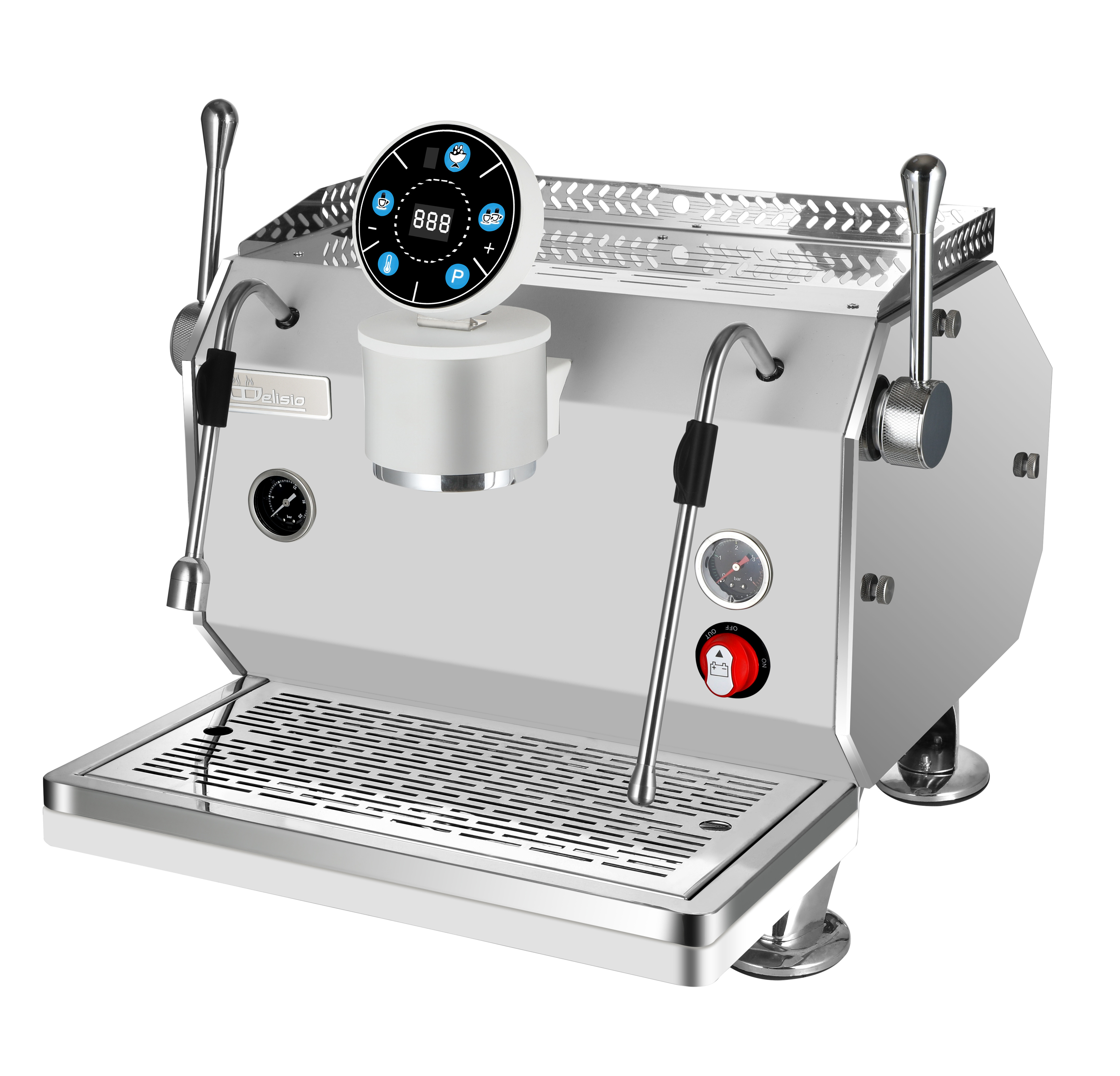 2024 new design commercial Coffee Machine  Commercial Espresso Single Group Coffee Maker Semi-Automatic Coffee Machine