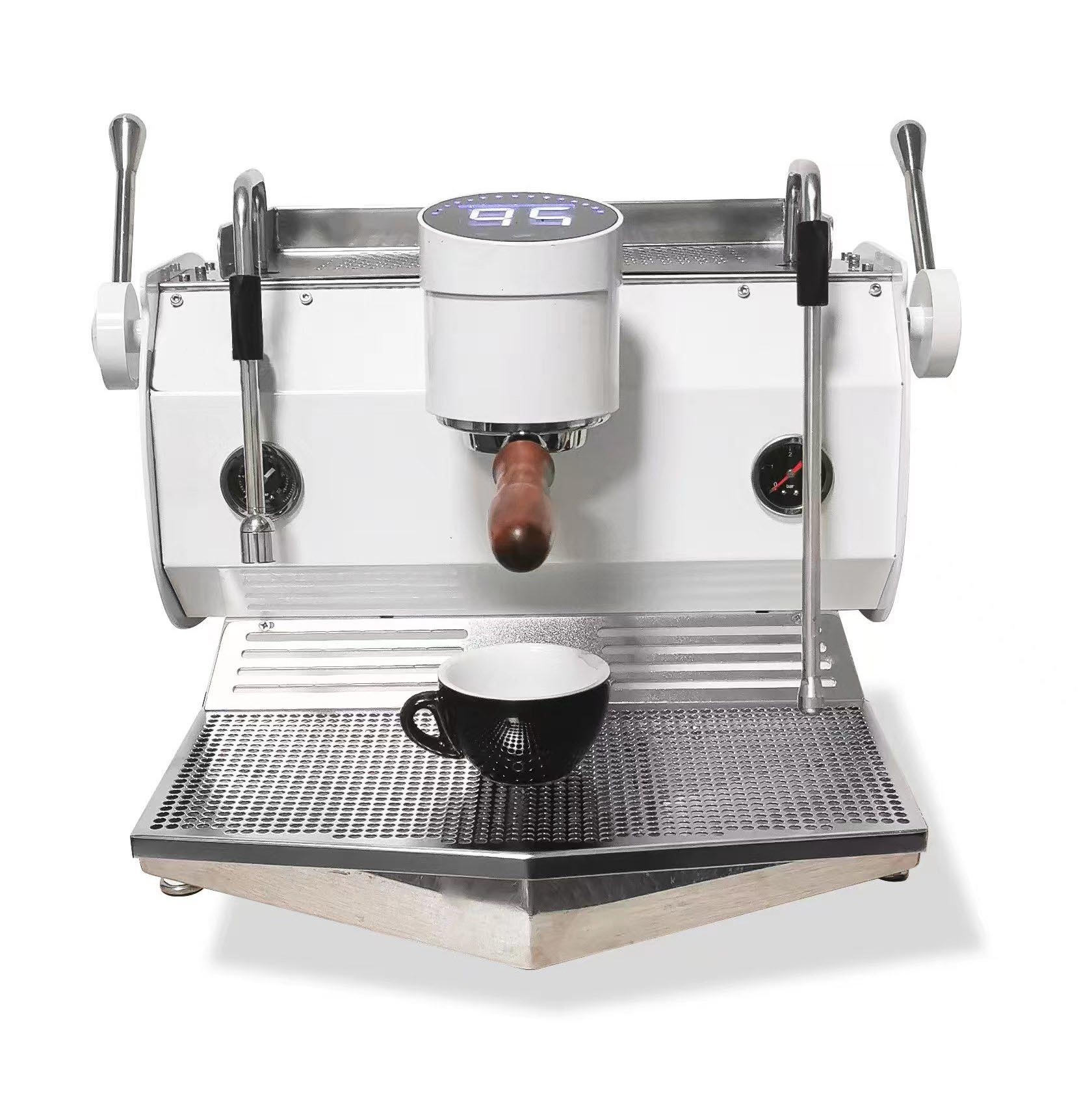 6.0L Double Boiler Semi - Automatic Espresso Coffee Machine Commercial Single Cup Cappuccino Latte Espresso Maker