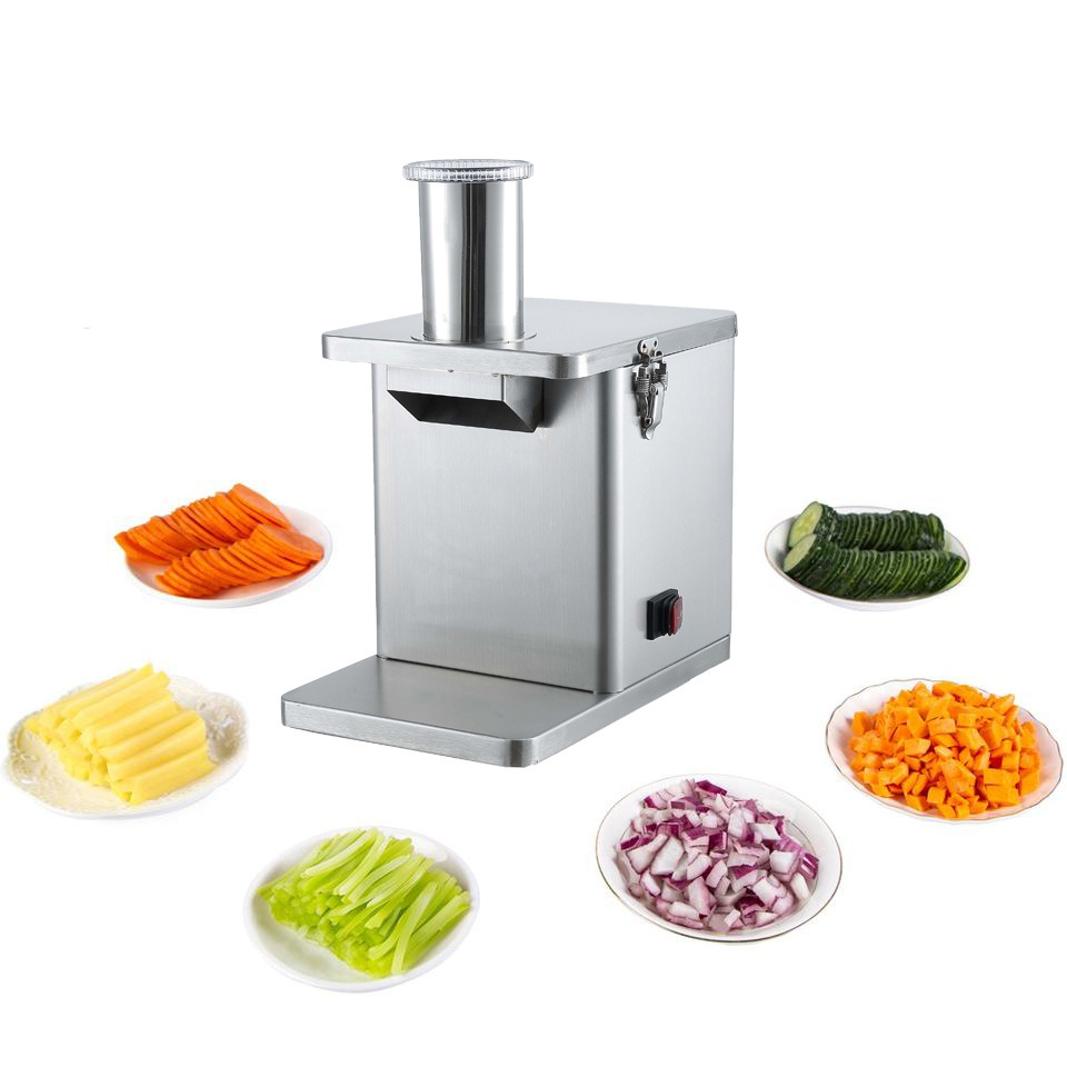 Hot Sale Commercial Restaurant Equipment Carrot Potato Cucumber Onion Cutting Machine Stainless steel Vegetable Chopper