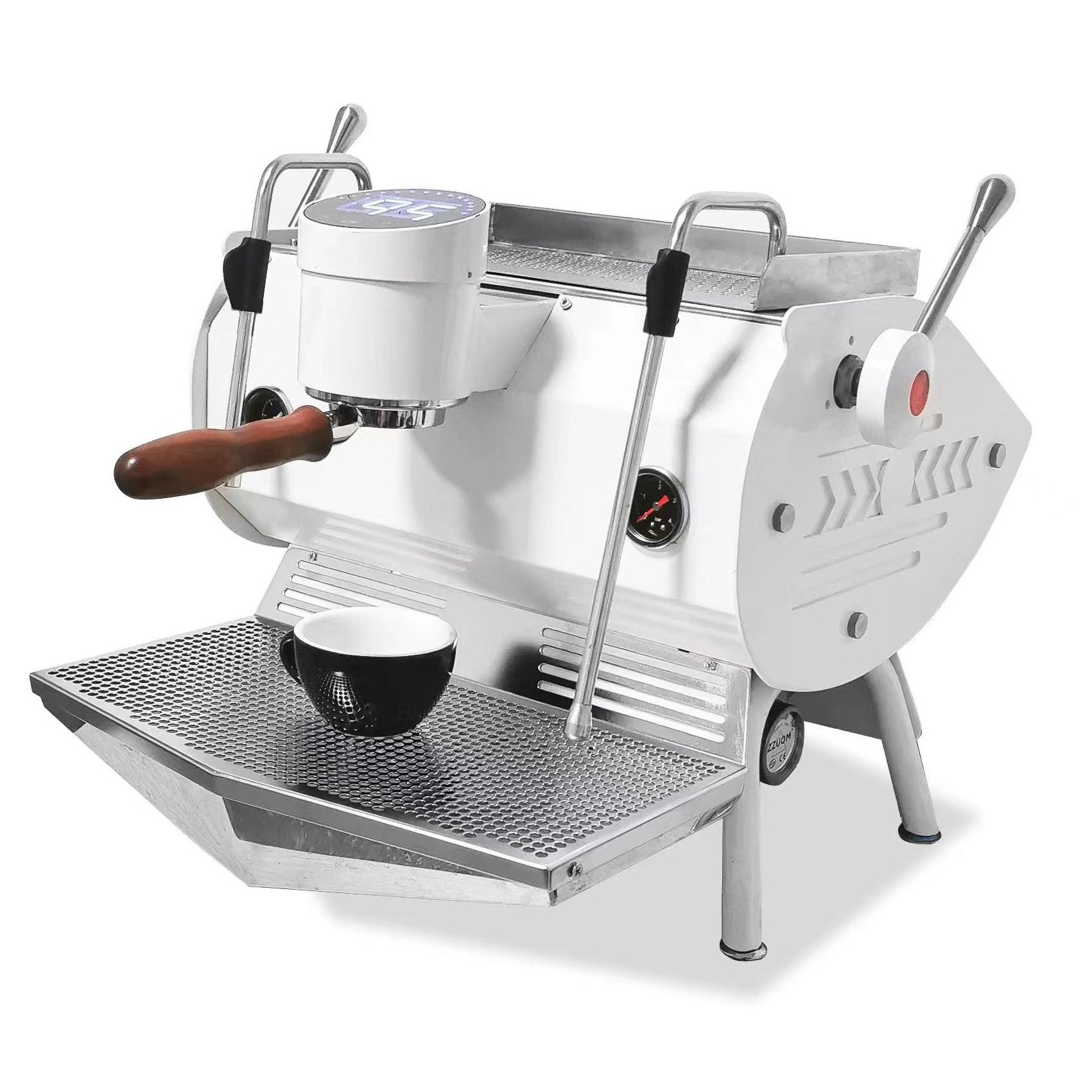 6.0L Double Boiler Semi - Automatic Espresso Coffee Machine Commercial Single Cup Cappuccino Latte Espresso Maker