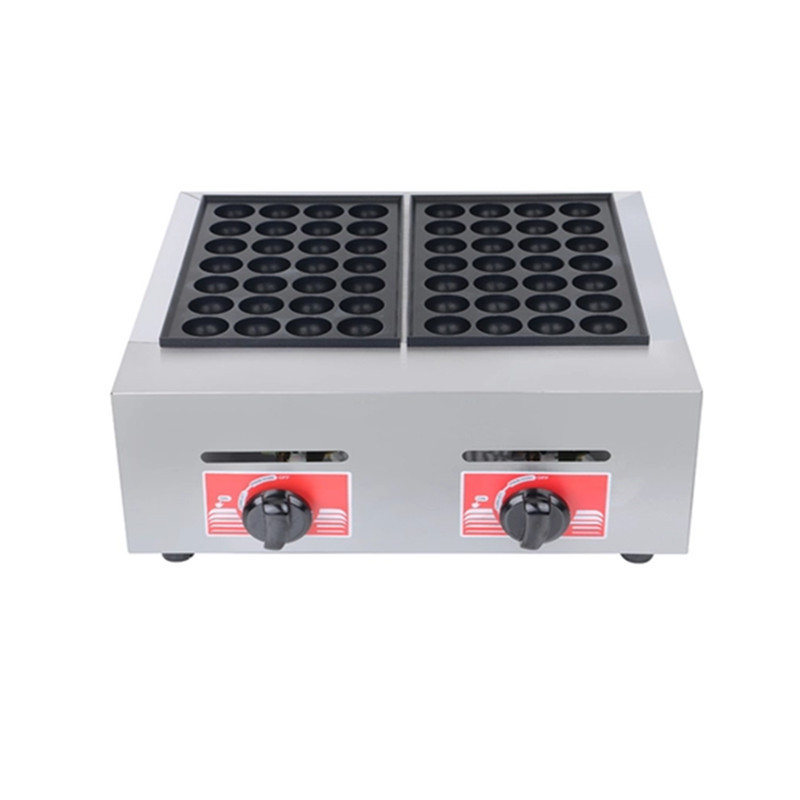 Electric Stainless Steel Takoyaki Machine Commercial 56 Holes Fishball Maker For Sale,  verly takoyaki machine