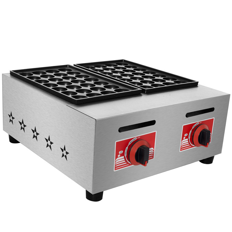 Electric Stainless Steel Takoyaki Machine Commercial 56 Holes Fishball Maker For Sale,  verly takoyaki machine