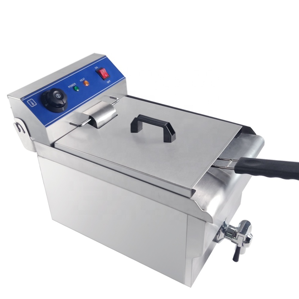 frying potato chips commercial electric stainless steel fish deep fryer