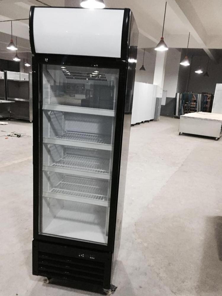 Factory Price Pepsi Display Fridge upright refrigerator Single glass door slim commercial supermarket display fridge