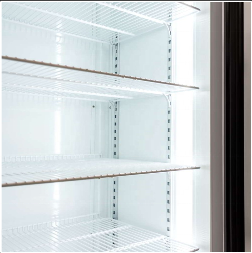 Factory Price Pepsi Display Fridge upright refrigerator Single glass door slim commercial supermarket display fridge