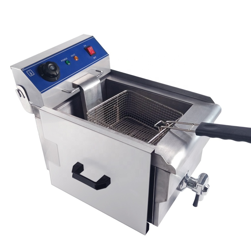 frying potato chips commercial electric stainless steel fish deep fryer