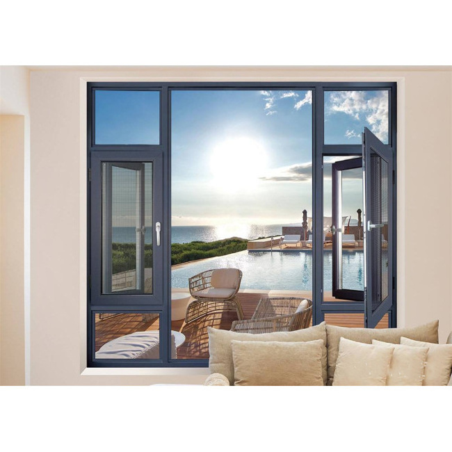 Florida miami dade hurricane impact  windows aluminum tilt and turn window