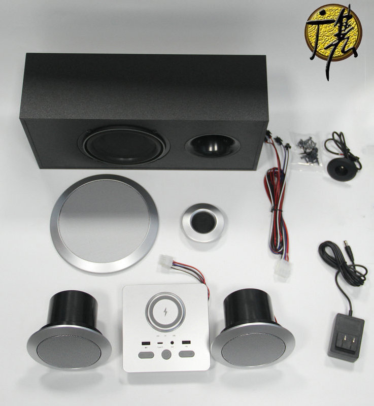 Custom Wholesale Speaker Woofer SKD Speaker Parts Subwoofer With Empty Plastic Speaker Box Cabinet