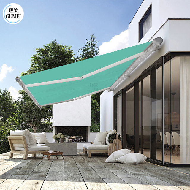 New Tech Retractable Outdoor Sunsetter Awning For Door Aluminum Waterproof Sunshade Canopy