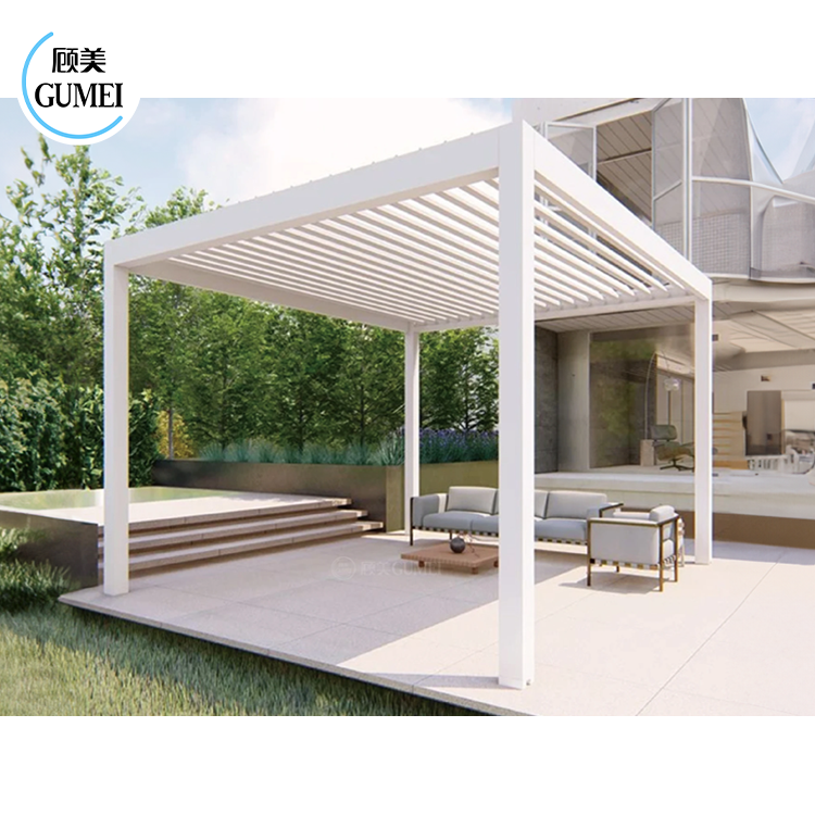 Hot Sell New Design Waterproof Sunroom Pergola Car Parking Waterproof For Sun shade