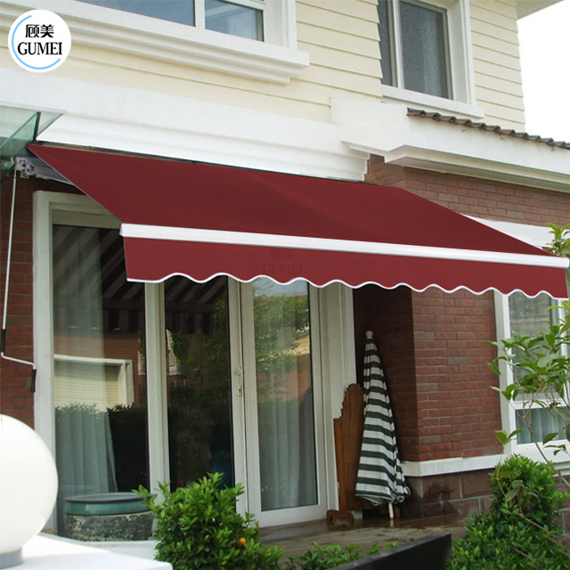 New Tech Retractable Outdoor Sunsetter Awning For Door Aluminum Waterproof Sunshade Canopy