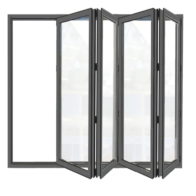 Newest design Folding Windows China top quality double glazed Folding Windows for sale