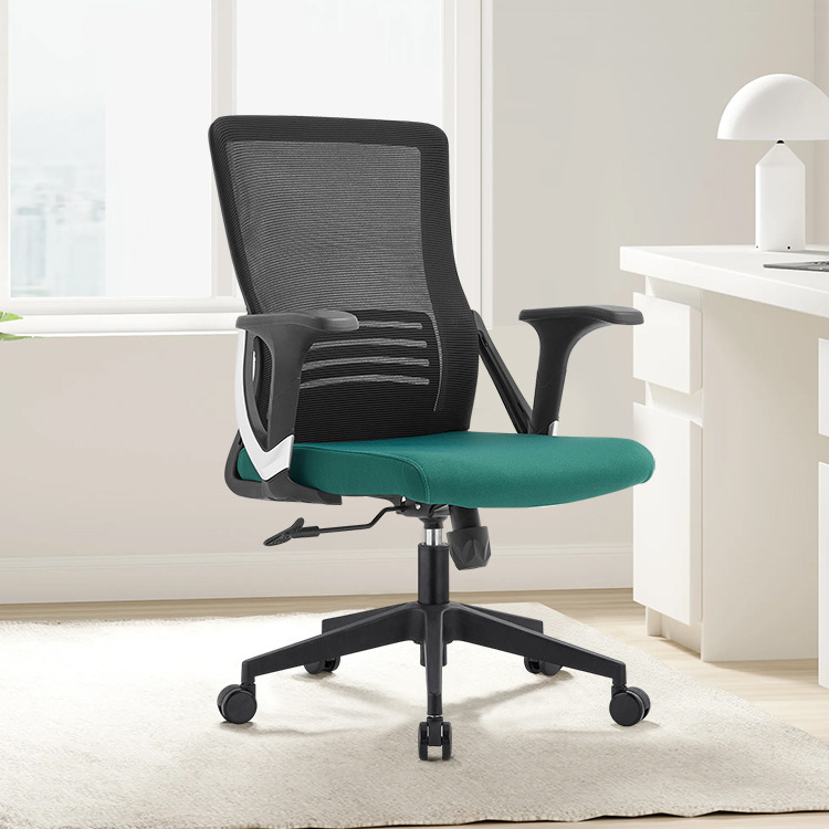 China Mesh Swivel Big And Tall Cute Office Chair Green Ergonomic Office Chair With Lumbar Support