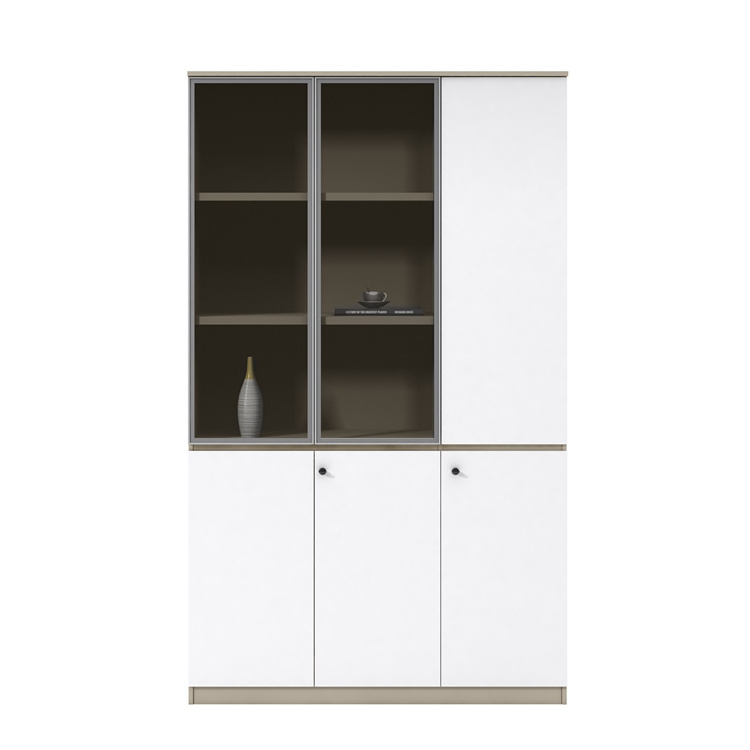 2023 New Office Furniture Locking Wood Modern Tall Thin File Storage Cabinet With Drawer