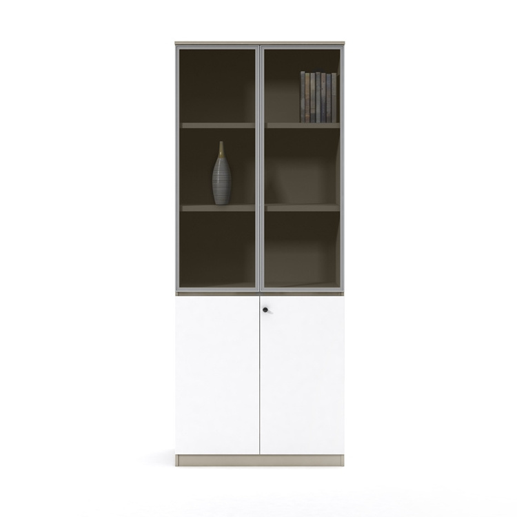 2023 New Office Furniture Locking Wood Modern Tall Thin File Storage Cabinet With Drawer