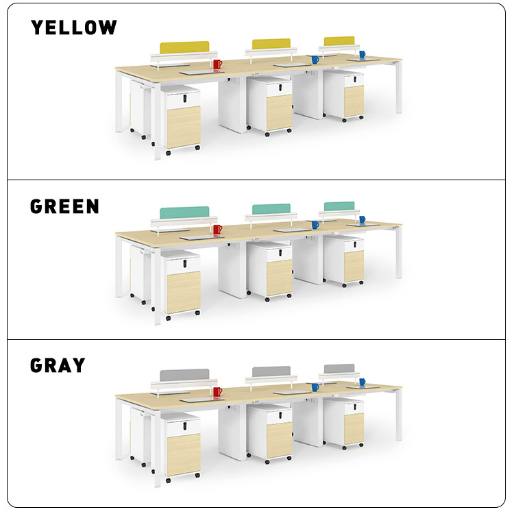 2023 Modern Furniture Office Desks 2/4/6 People Call Center Extendable Workstation