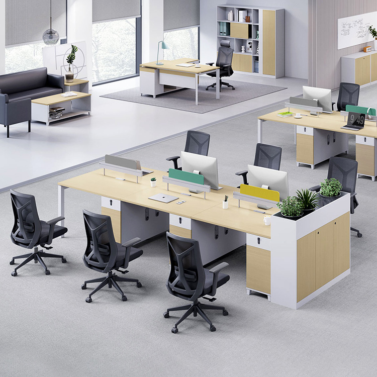 2023 Modern Furniture Office Desks 2/4/6 People Call Center Extendable Workstation