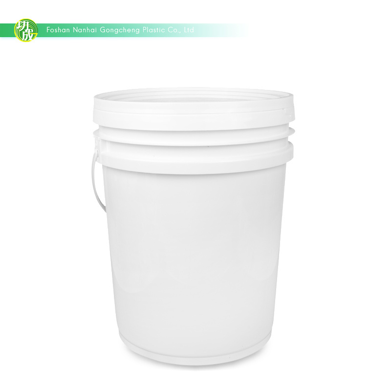 20l 5 gallon white heat resistance plastic bucket