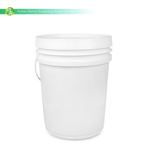 20l 5 gallon white heat resistance plastic bucket