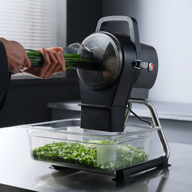 Electric small scallion shallot vegetable  cutter machine easy operation celery lettuce spinach cutter ginger shredder