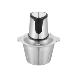 Homeasy Meat Grinder  Food Chopper 2L Stainless Steel Food Processor for Meat Vegetables Fruits and Nuts Stainless Steel Bowl