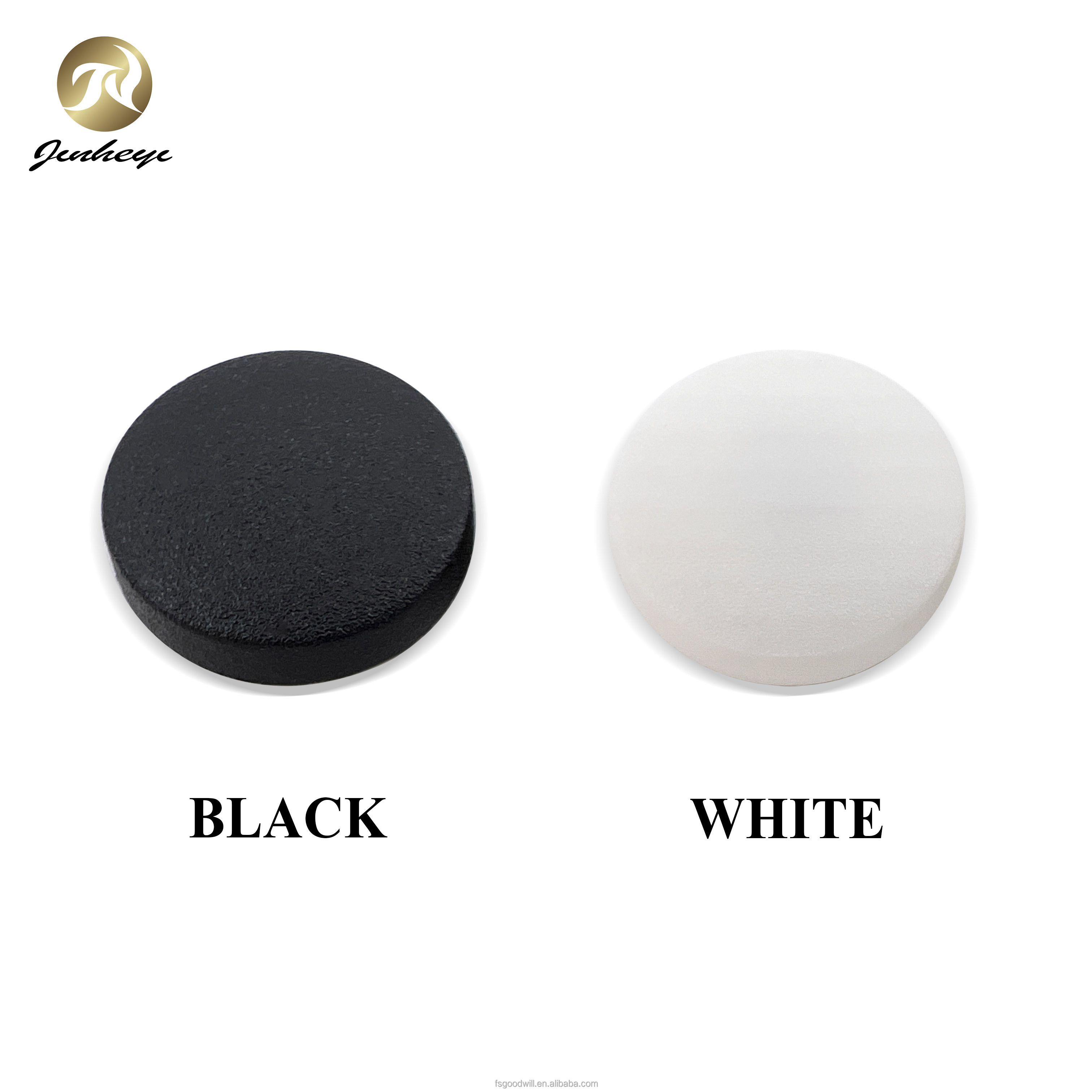 Simple Style Plastic White Black Color 4 Part Snap Button Light Weight For Out Door Clothes