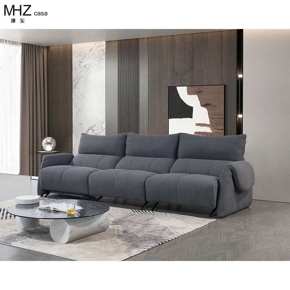 MHZ casa Winforce Elephant Ears Living Room Sofa Set Couch Velvet Modern Sofa Genuine Leather Futon Italian Luxury Sofa