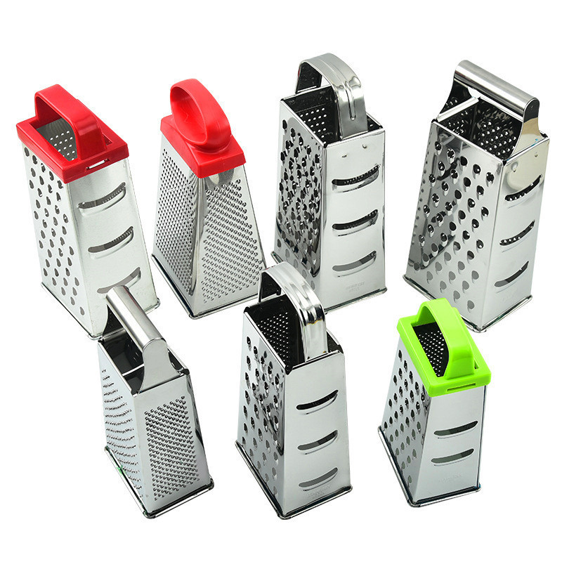 New Arrival Kitchen Gadget Tools Vegetable Cutter Grater Multifunctional Non Slip Stainless Steel 4 in 1 Fruit & Vegetable Tools