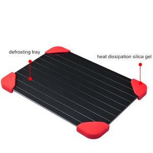 Kitchen Accessories ECO Friendly Aluminium Fast Defrosting Tray For Frozen Meat