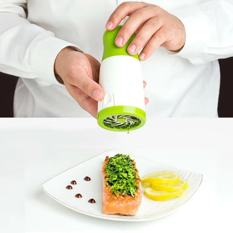 New Arrival Kitchen Gadget Tools Vegetable Cutter Garlic Coriander Grinder Mill Parsley Shredder Chopper Spice Grinder